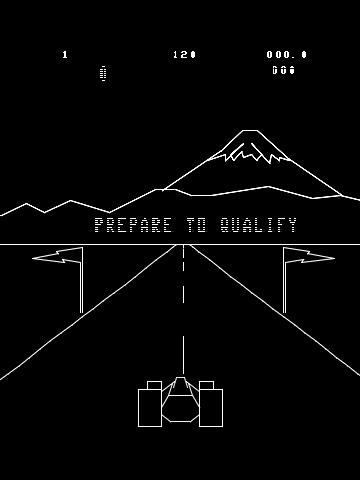 Pole Position screenshot 6 for Vectrex